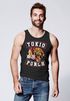 Herren Tank-Top Tokio Punch Schriftzug Tigerkopf Print Tattoo Style Muskelshirt Muscle Shirt Neverless®preview