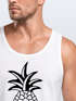 Herren Tank-Top Totenkopf Ananas-Trend Bad Karma Skull Sonnenbrille Muskelshirt Muscle Shirt Neverless®preview