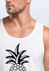 Herren Tank-Top Totenkopf Ananas-Trend Bad Karma Skull Sonnenbrille Muskelshirt Muscle Shirt Neverless®preview