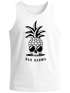 Herren Tank-Top Totenkopf Ananas-Trend Bad Karma Skull Sonnenbrille Muskelshirt Muscle Shirt Neverless®preview