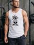 Herren Tank-Top Totenkopf Ananas-Trend Bad Karma Skull Sonnenbrille Muskelshirt Muscle Shirt Neverless®preview