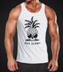 Herren Tank-Top Totenkopf Ananas-Trend Bad Karma Skull Sonnenbrille Muskelshirt Muscle Shirt Neverless®preview