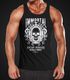 Herren Tank-Top Totenkopf Immortal Skull Vintage Warriors Slim Fit Muskelshirt Muscle Shirt Neverless®preview