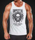 Herren Tank-Top Totenkopf Immortal Skull Vintage Warriors Slim Fit Muskelshirt Muscle Shirt Neverless®preview