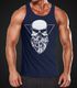 Herren Tank-Top Totenkopf mit Bart Triangle Muskelshirt Muscle Shirt Neverless®preview