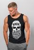 Herren Tank-Top Totenkopf Nordisch Moin Hamburg Dialekt Skull Anker Muskelshirt Neverless®preview