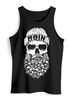 Herren Tank-Top Totenkopf Nordisch Moin Hamburg Dialekt Skull Anker Muskelshirt Neverless®preview