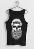 Herren Tank-Top Totenkopf Nordisch Moin Hamburg Dialekt Skull Anker Muskelshirt Neverless®preview