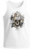 Herren Tank-Top Totenkopf Rosen Skull Roses Schädel Slim Fit Neverless®preview