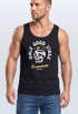 Herren Tank-Top Totenkopf Schrift Only Good Vibes Skull Summer Sommer Retro Vintage Muskelshirt Muscle Shirt Neverless®preview