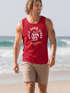 Herren Tank-Top Totenkopf Schrift Only Good Vibes Skull Summer Sommer Retro Vintage Muskelshirt Muscle Shirt Neverless®preview