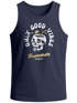 Herren Tank-Top Totenkopf Schrift Only Good Vibes Skull Summer Sommer Retro Vintage Muskelshirt Muscle Shirt Neverless®preview
