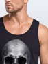 Herren Tank-Top Totenkopf Skull Totenschädel Aufdruck Print Motiv Muskelshirt Muscle Shirt Neverless®preview