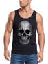 Herren Tank-Top Totenkopf Skull Totenschädel Aufdruck Print Motiv Muskelshirt Muscle Shirt Neverless®preview