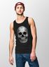 Herren Tank-Top Totenkopf Skull Totenschädel Aufdruck Print Motiv  Muskelshirt Muscle Shirt Neverless®preview