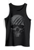 Herren Tank-Top Totenkopf Skull Totenschädel Skelett Print Aufdruck Muskelshirt Streetstyle Neverless®preview