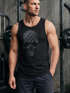Herren Tank-Top Totenkopf Skull Totenschädel Skelett Print Aufdruck Muskelshirt Streetstyle Neverless®preview