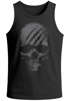 Herren Tank-Top Totenkopf Skull Totenschädel Skelett Print Aufdruck Muskelshirt Streetstyle Neverless®preview