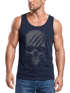 Herren Tank-Top Totenkopf Skull Totenschädel Skelett Print Aufdruck Muskelshirt Streetstyle Neverless®preview
