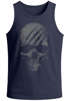 Herren Tank-Top Totenkopf Skull Totenschädel Skelett Print Aufdruck Muskelshirt Streetstyle Neverless®preview