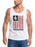 Herren Tank-Top USA Amerika Surfing California Flagge Surf Design Retro Printshirt Aufdruck Muskelshirt Muscle Shirt Neverless®preview