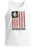 Herren Tank-Top USA Amerika Surfing California Flagge Surf Design Retro Printshirt Aufdruck Muskelshirt Muscle Shirt Neverless®preview