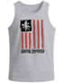 Herren Tank-Top USA Amerika Surfing California Flagge Surf Design Retro Printshirt Aufdruck Muskelshirt Muscle Shirt Neverless®preview