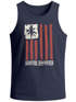 Herren Tank-Top USA Amerika Surfing California Flagge Surf Design Retro Printshirt Aufdruck Muskelshirt Muscle Shirt Neverless®preview