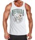 Herren Tank-Top USA Nevada Schriftzug Las Vegas Desert Muskelshirt Muscle Shirt Neverless®preview