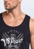 Herren Tank-Top V8 Power Motor Block Tuning Muskelshirt Muscle Shirt Neverless®preview