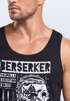 Herren Tank-Top Valhalla Berserker Ragnar Lodbrok Sons of Odin Aufdruck Schrift Muskelshirt Muscle Shirt Neverless®preview