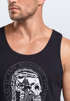 Herren Tank-Top Valhalla Totenkopf Runen Nordische Mythologie Ragnar Lodbrok Muskelshirt Muscle Shirt Neverless®preview