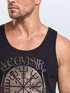 Herren Tank-Top Vegvisir Runenkompass nordischer Kompass Wikinger Nordmänner Mythologie Muscle Shirt Neverless®preview
