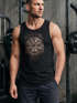 Herren Tank-Top Vegvisir Runenkompass nordischer Kompass Wikinger Nordmänner Mythologie Muscle Shirt Neverless®preview