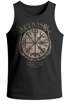 Herren Tank-Top Vegvisir Runenkompass nordischer Kompass Wikinger Nordmänner Mythologie Muscle Shirt Neverless®preview
