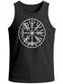 Herren Tank-Top Vegvisir Runenkompass Wikinger Kompass nordische Mythologie Kelten Germanen Muskelshirt Muscle Shirt Neverless®preview
