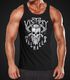 Herren Tank-Top  Victory or Valhalla Skull Totenkopf Wikinger  Muskelshirt Muscle Shirt Neverless®preview