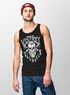 Herren Tank-Top  Victory or Valhalla Skull Totenkopf Wikinger  Muskelshirt Muscle Shirt Neverless®preview