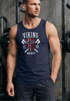 Herren Tank-Top Viking Norway Norwegen Flagge Wikinger nordisch Muskelshirt Muscle Shirt Neverless®preview