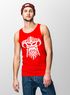 Herren Tank-Top Viking Wikinger Helm Nordmänner Muskelshirt Muscle Shirt Neverless®preview