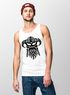 Herren Tank-Top Viking Wikinger Helm Nordmänner Muskelshirt Muscle Shirt Neverless®preview