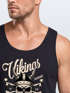 Herren Tank-Top Vikings Skull Wikinger Totenkopf Bart Muskelshirt Muscle Shirt Neverless®preview