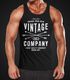 Herren Tank-Top Vintage Company Arrows Pfeile Hipster Druck Motiv Muskelshirt Muscle Shirt Neverless®preview