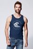 Herren Tank-Top Welle Wave California Ocean Drive Surf Summer Muskelshirt Muscle Shirt Neverless®preview