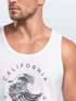 Herren Tank-Top Welle Wave California Ocean Drive Surf Summer Muskelshirt Muscle Shirt Neverless®preview