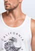 Herren Tank-Top Welle Wave California Ocean Drive Surf Summer Muskelshirt Muscle Shirt Neverless®preview