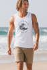 Herren Tank-Top Welle Wave California Ocean Drive Surf Summer Muskelshirt Muscle Shirt Neverless®preview
