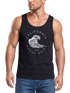 Herren Tank-Top Welle Wave California Ocean Drive Surf Summer Muskelshirt Muscle Shirt Neverless®preview
