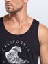 Herren Tank-Top Welle Wave California Ocean Drive Surf Summer Muskelshirt Muscle Shirt Neverless®preview