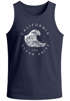 Herren Tank-Top Welle Wave California Ocean Drive Surf Summer Muskelshirt Muscle Shirt Neverless®preview